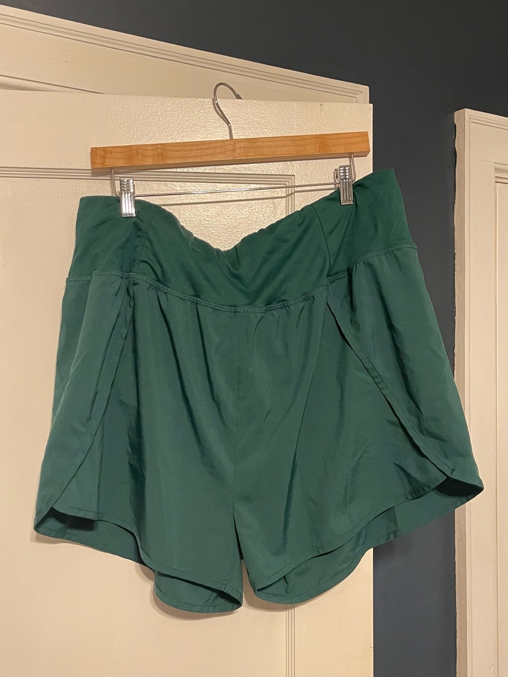 Zenana Emerald Green Athletic Shorts